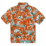 Miami Dolphins Hawaiian Shirt – Hibiscus Overlay
