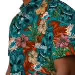 Miami Dolphins Hawaiian Shirt – Hibiscus Tiki Jungle