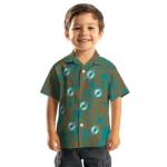 Miami Dolphins Hawaiian Shirt – Leaf Outline