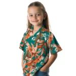 Miami Dolphins Hawaiian Shirt – Palm Leaves