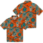 Miami Dolphins Hawaiian Shirt – Palm Sunset