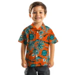Miami Dolphins Hawaiian Shirt – Palm Sunset