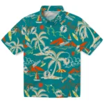 Miami Dolphins Hawaiian Shirt – Palm Tree Island