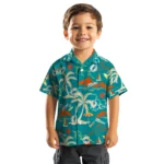 Miami Dolphins Hawaiian Shirt – Palm Tree Island