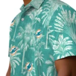 Miami Dolphins Hawaiian Shirt – Vintage Palm Tree