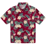 Miami Heat Hawaiian Shirt – Flamingo and Hibiscus
