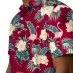 Miami Heat Hawaiian Shirt – Flamingo and Hibiscus