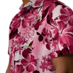 Miami Heat Hawaiian Shirt – Hibiscus Arrangement