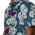 Miami Heat Hawaiian Shirt – Hibiscus Flowers