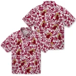 Miami Heat Hawaiian Shirt – Hibiscus Motif