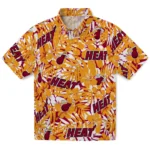 Miami Heat Hawaiian Shirt – Hibiscus Overlay