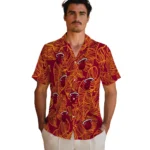 Miami Heat Hawaiian Shirt – Leaf Outline