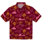 Miami Heat Hawaiian Shirt – Palm And Clouds