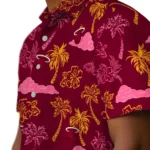 Miami Heat Hawaiian Shirt – Palm And Clouds