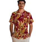 Miami Heat Hawaiian Shirt – Palm Leaves
