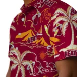 Miami Heat Hawaiian Shirt – Palm Tree Island