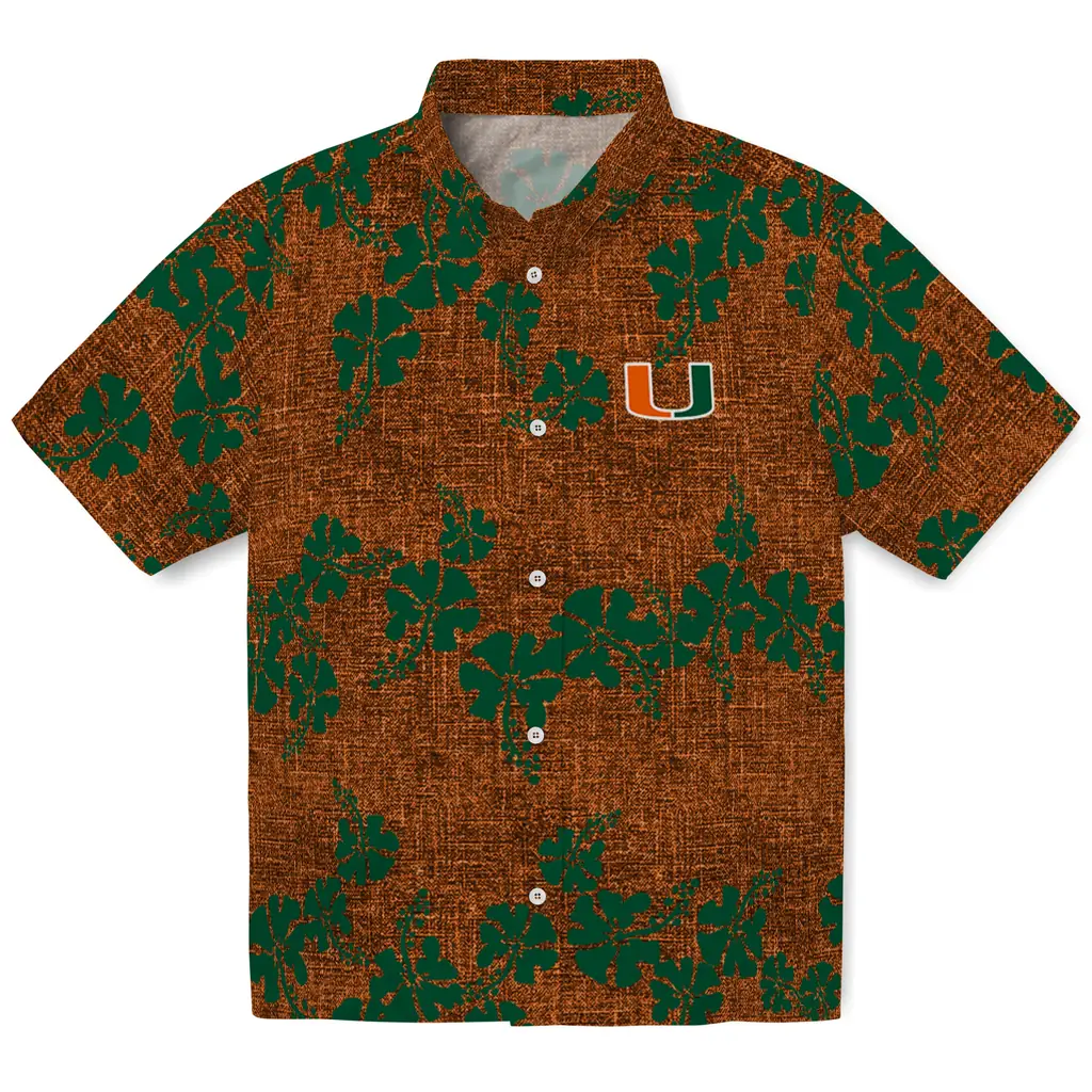 Miami Hurricanes Hawaiian Shirts