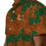Miami Hurricanes Hawaiian Shirt – 50th State Flower
