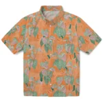 Miami Hurricanes Hawaiian Shirt – Anthurium Overlay
