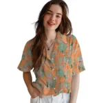 Miami Hurricanes Hawaiian Shirt – Anthurium Overlay