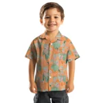 Miami Hurricanes Hawaiian Shirt – Anthurium Overlay