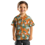 Miami Hurricanes Hawaiian Shirt – Flamingo and Hibiscus
