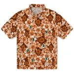Miami Hurricanes Hawaiian Shirt – Hibiscus Blooms