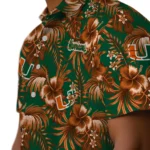 Miami Hurricanes Hawaiian Shirt – Hibiscus Exotic