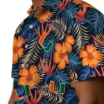 Miami Hurricanes Hawaiian Shirt – Hibiscus Foliage