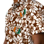 Miami Hurricanes Hawaiian Shirt – Hibiscus Motif