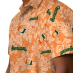 Miami Hurricanes Hawaiian Shirt – Hibiscus Oasis