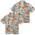 Miami Hurricanes Hawaiian Shirt – Hibiscus Seaside