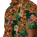 Miami Hurricanes Hawaiian Shirt – Hibiscus Tiki Jungle