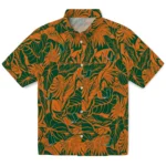 Miami Hurricanes Hawaiian Shirt – Monstera Layer