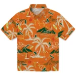 Miami Hurricanes Hawaiian Shirt – Palm Tree Island