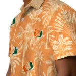 Miami Hurricanes Hawaiian Shirt – Vintage Palm Tree
