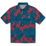 Miami Marlins Hawaiian Shirt – 50th State Flower