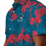 Miami Marlins Hawaiian Shirt – 50th State Flower