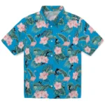 Miami Marlins Hawaiian Shirt – Flamingo and Hibiscus