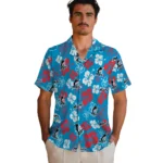 Miami Marlins Hawaiian Shirt – Hibiscus Flower Design