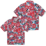 Miami Marlins Hawaiian Shirt – Hibiscus Overlay
