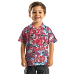 Miami Marlins Hawaiian Shirt – Hibiscus Overlay