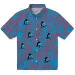 Miami Marlins Hawaiian Shirt – Leaf Outline