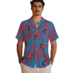 Miami Marlins Hawaiian Shirt – Monstera Layer