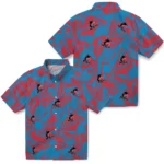 Miami Marlins Hawaiian Shirt – Monstera Layer