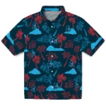 Miami Marlins Hawaiian Shirt – Palm And Clouds