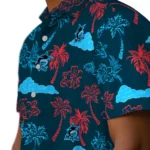 Miami Marlins Hawaiian Shirt – Palm And Clouds