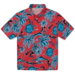 Miami Marlins Hawaiian Shirt – Palm Sunset