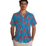 Miami Marlins Hawaiian Shirt – Palm Tree Motif