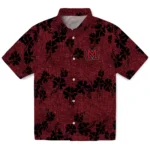 Miami RedHawks Hawaiian Shirt – 50th State Flower